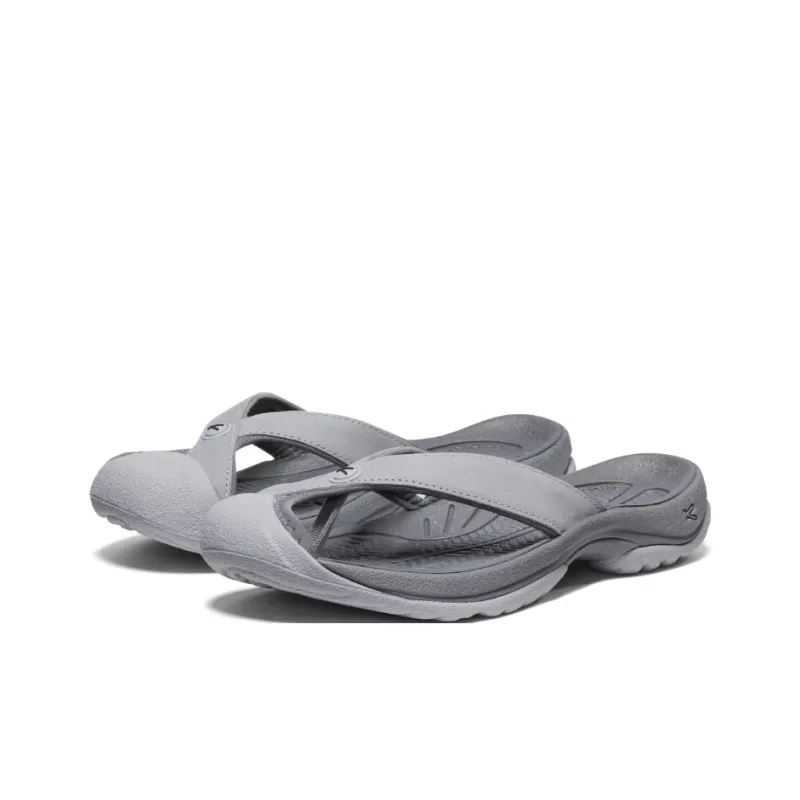 KEEN Waimea H2 Abrasion Resistant Flip Flops Women's Gray-2