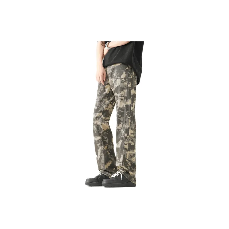 WELTER EXPERIMENT Jeans Unisex Desert Camouflage-6