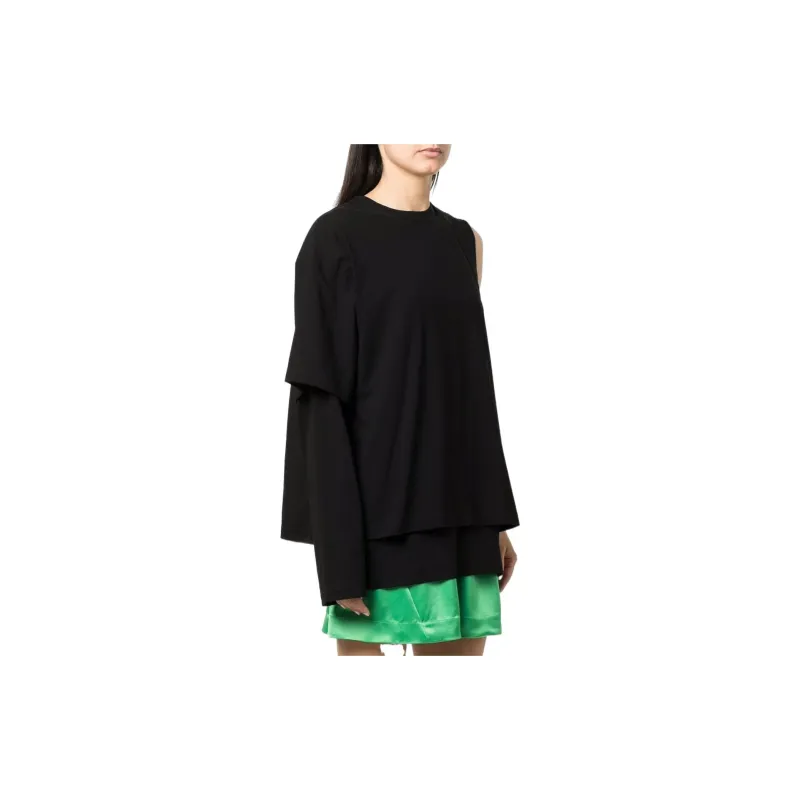Y 3 One Sleeve Layered Top-3