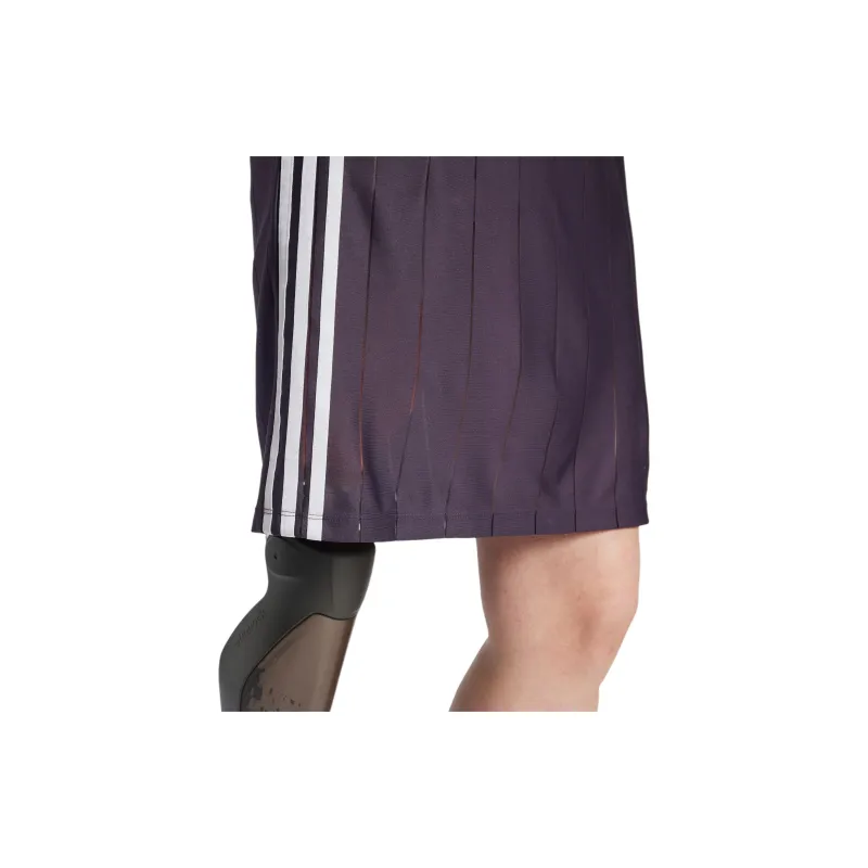 Adidas Originals ADICOLOR PINSTRIPE DRESS Short Sleeved Dress Women's Purple-5