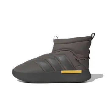 Adidas Adipuff Anti Slip Wear Resistant High Top Casual Shoes Unisex Strata Olive Green