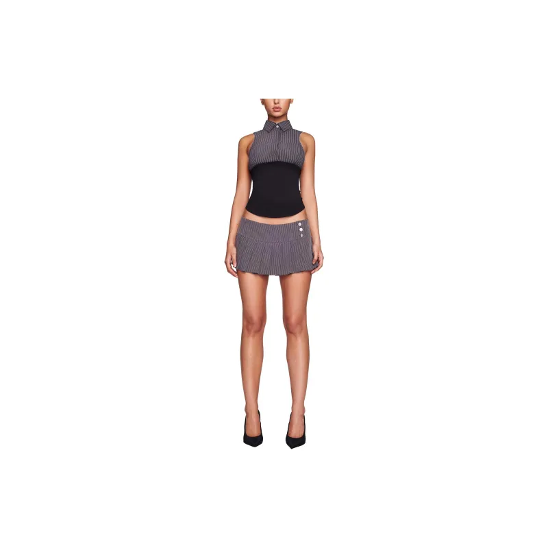 I.AM.GIA REMINI SKORT Casual Short Skirts Women's GREY/Gray-1