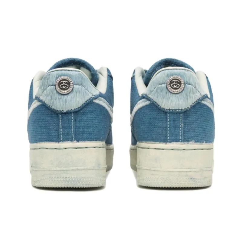 Nike Air Force 1 Casual Shoes Unisex Low Top Blue-2