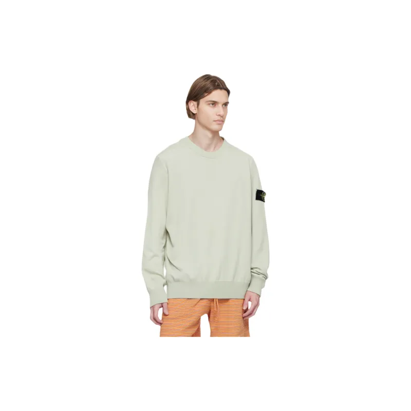 STONE ISLAND Compass Patch Crewneck Jumper-1