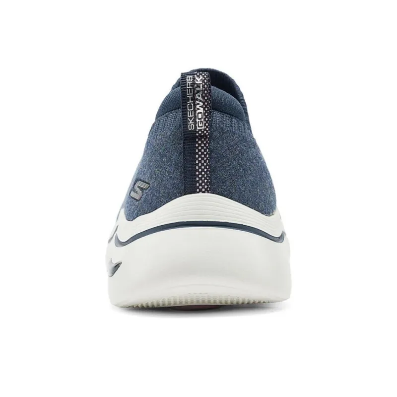 Skechers Arch Fit Anti Slip Wear Resistant Low Top Casual Shoes Women's Blue-3