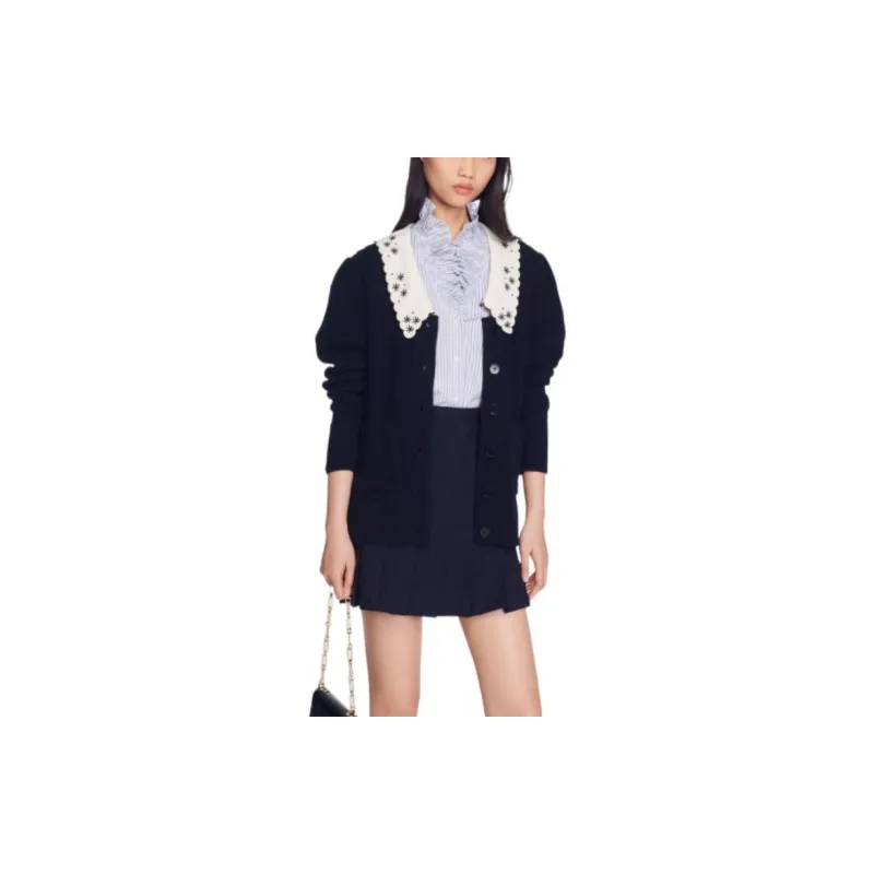 Sandro Knitwear Women's Dark Blue-2