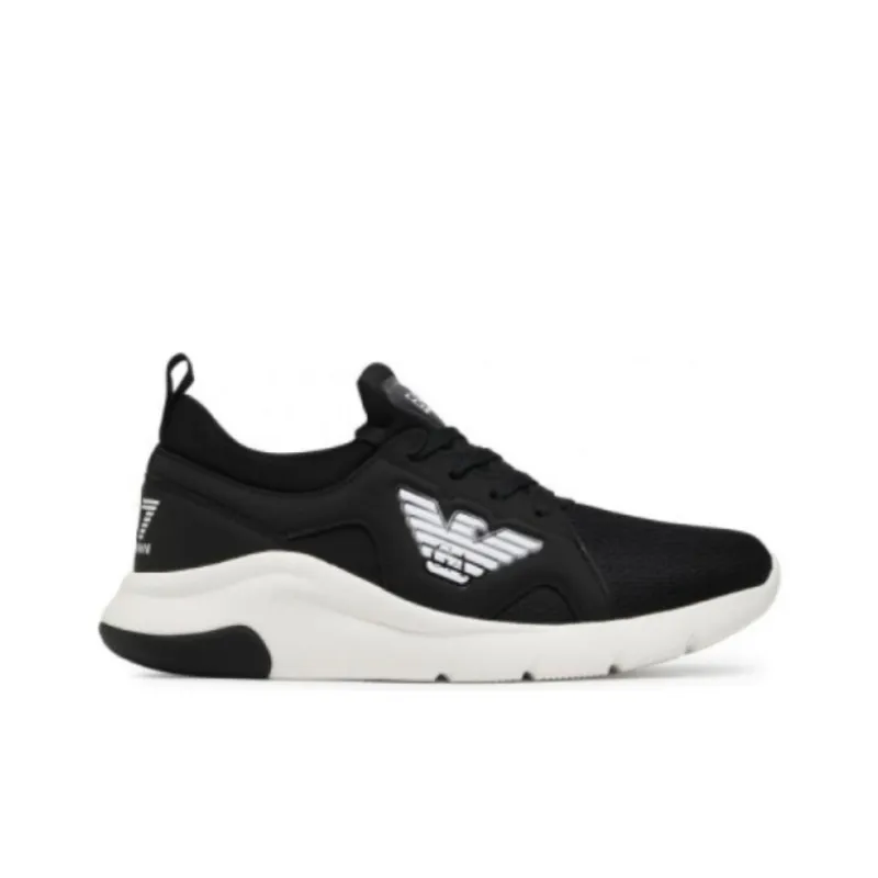 EMPORIO ARMANI Low-Top Casual Shoes Unisex Black-1