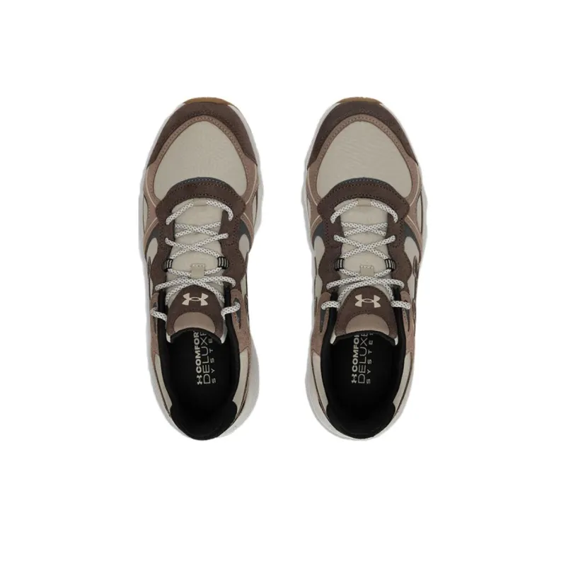 Under Armour Slip Resistant Low Top Running Shoes Men's Brown-3