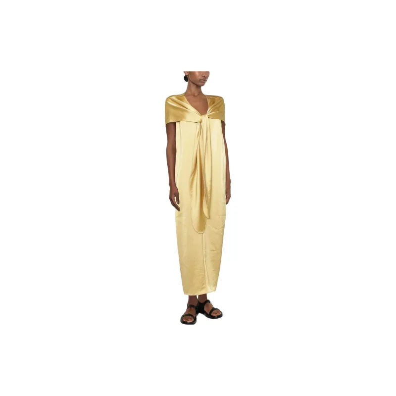 TOTEME Knot-detail Cape Dress-1