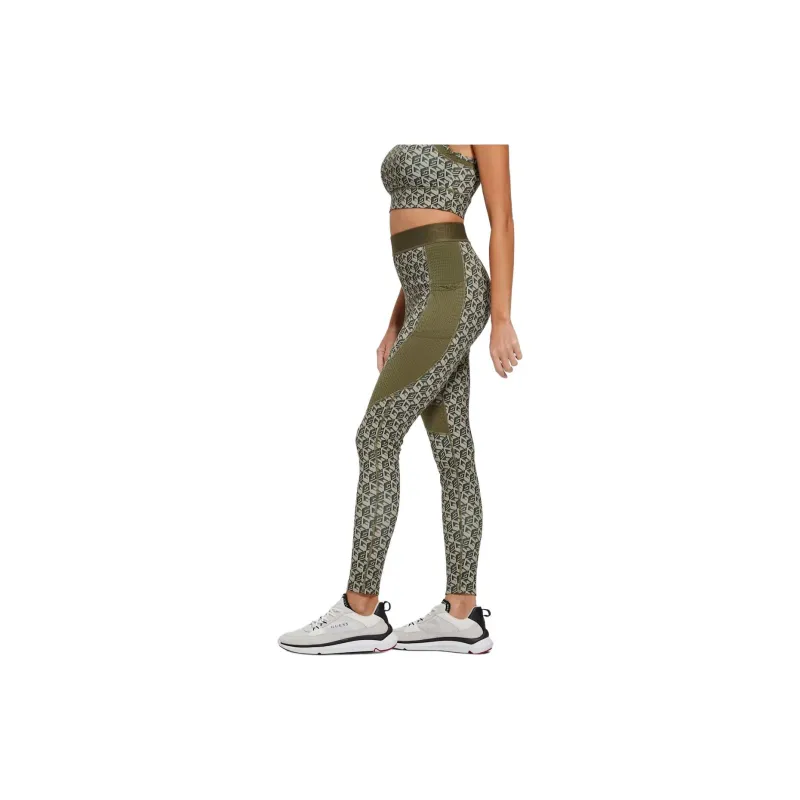 GUESS Leggings Women's Olive Green-4