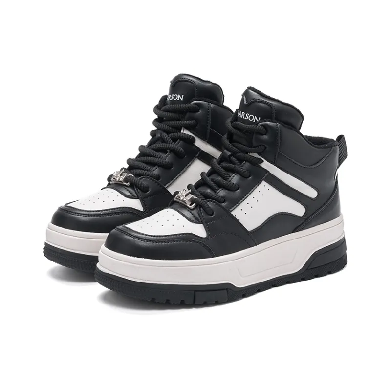 HARSON Thermal Slip Resistant And Abrasion Resistant High Top Skateboard Shoes Women's-6