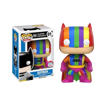 Funko POP! Collection HEROES Batman Rainbow Edition Chibi Figures
