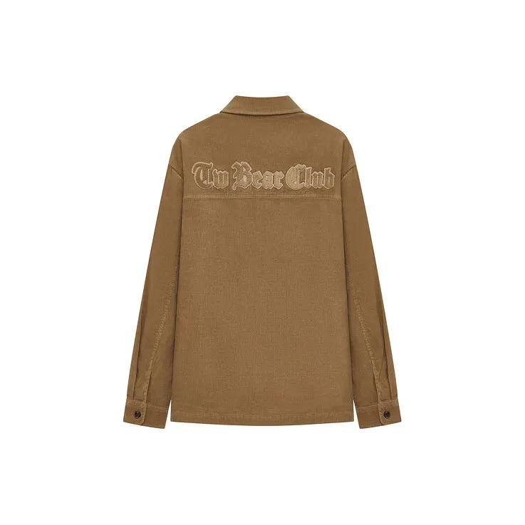 Teenie Weenie Men Evergreen Series FW24 Shirt Unisex Dark Khaki-1