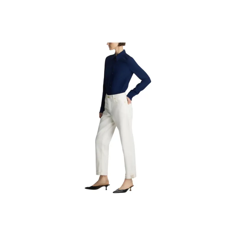 St. John SS24 Shirt Women's Royal Blue-3