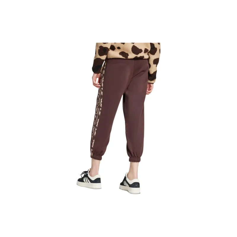 Adidas Free Shipping With AdiClub Essentials 3-Stripes Animal-Print 7/8 Pants-2
