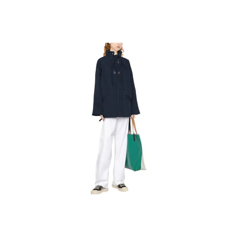 GANNI Jackets Women's Blue-2