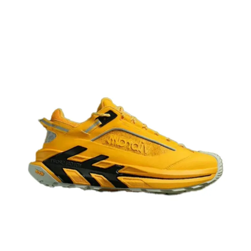 Vibram x KOLON SPORT Move Cushioning, Slip Resistant, And Abrasion Resistant Low Top Casual Running Shoes Unisex Yellow-1