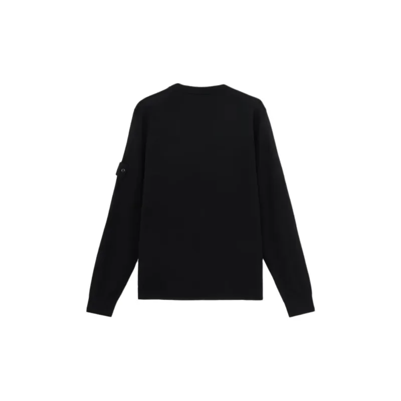 STONE ISLAND Logo Patch Crewneck Jumper-1