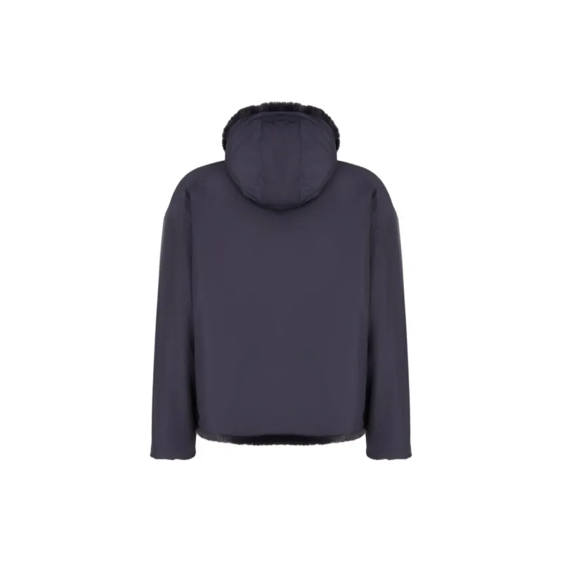 EMPORIO ARMANI EA FW24 Jackets Coats Men's Dark Blue-2
