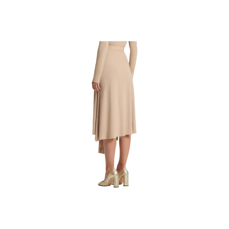 SCANLAN THEODORE Tinsel Drape Skirt Casual Long Skirts Women's CHAMPAGNE/Champagne-2