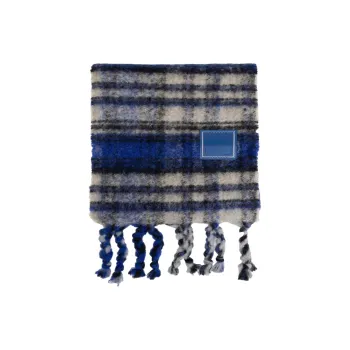 ADER ERROR Logo patch Check pattern Scarf