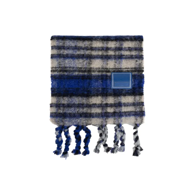 ADER ERROR Logo patch Check pattern Scarf-0