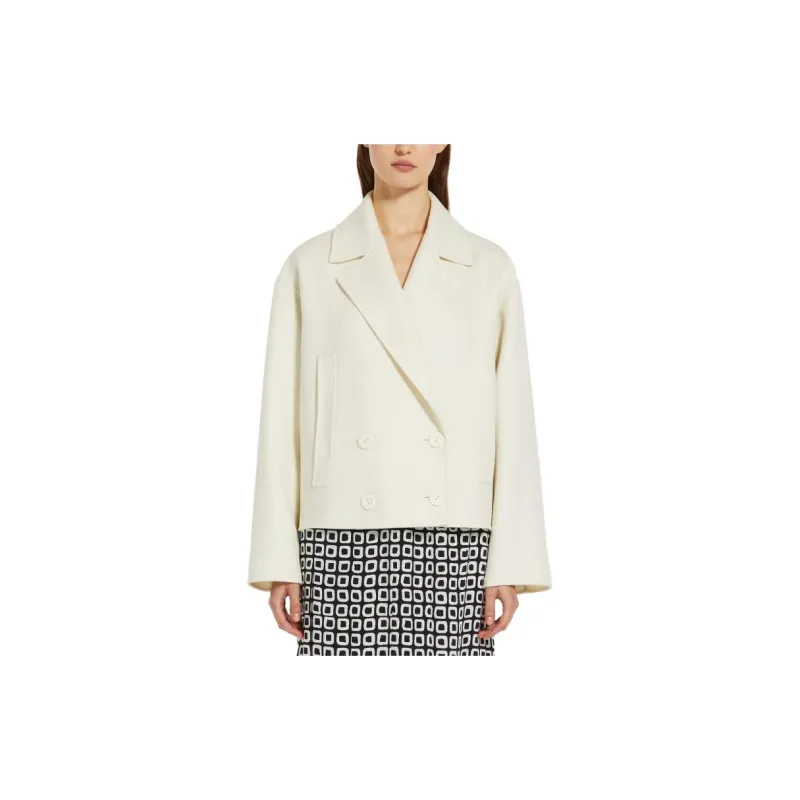 MaxMara Business Suits Coats Women's Beige-2