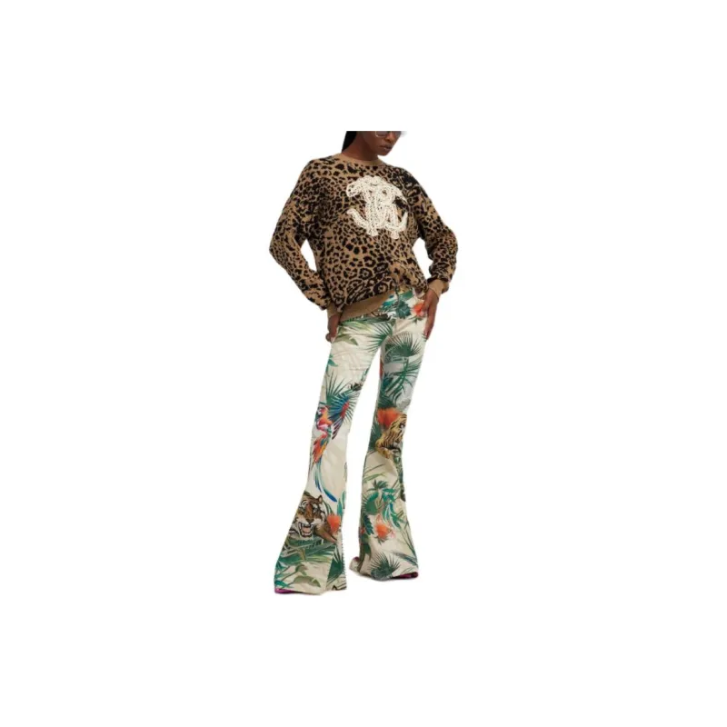 Roberto Cavalli SS24 Sweater Women's Brown-4