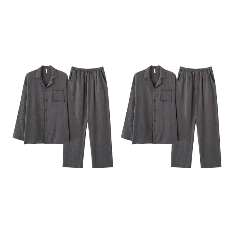 Lanza Pajama Set Men's Dark Gray-0