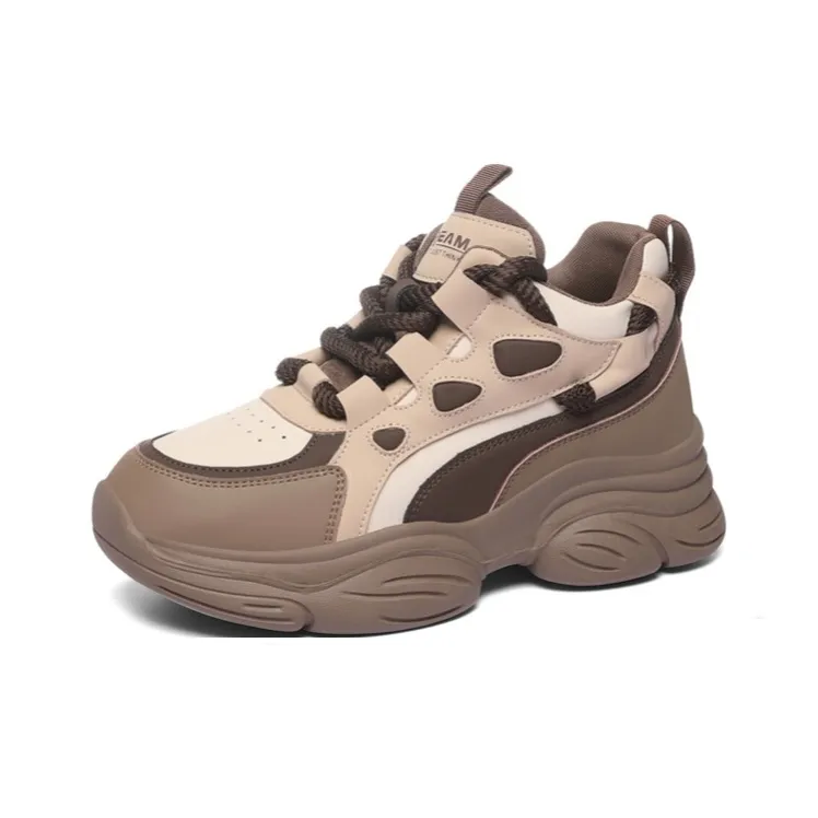 Golden Silk Rabbit Chunky Sneakers Women's-6
