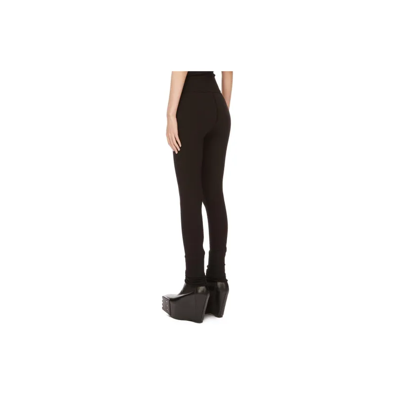 RICK OWENS Porterville Stretch Wool Knit Leggings 'Black'-1