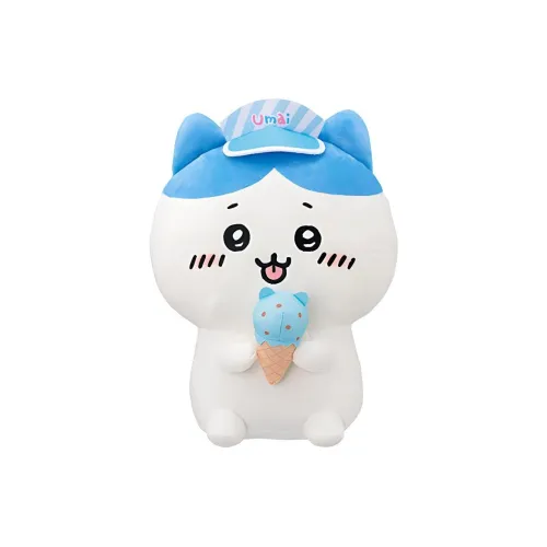 BANPRESTO Ichiban Kuji, Chiikawa, Dessert Shop B Reward, Eight Faced Cat, Ice Cream Dolls Plush Doll 27cm Height
