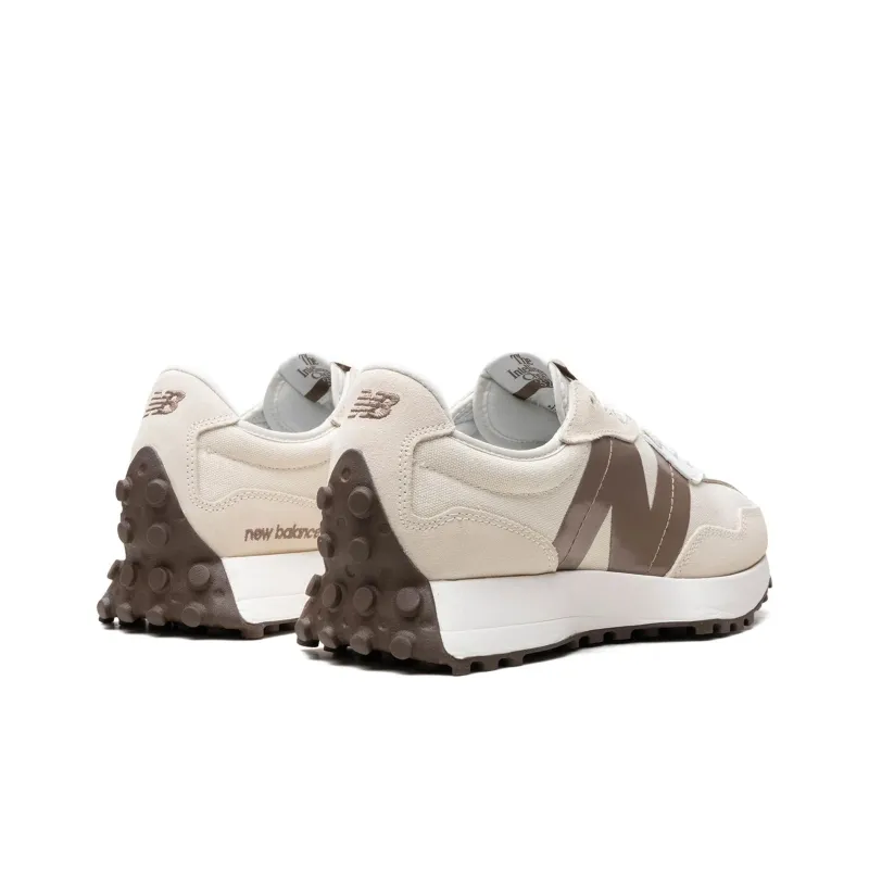 New Balance 327 White Beige Light Brown Women's-4