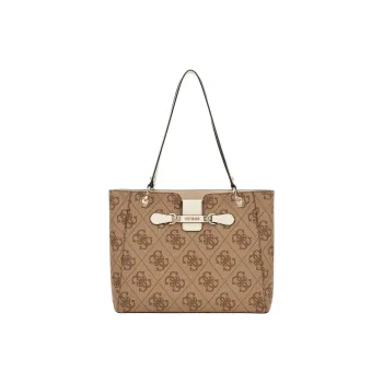 GUESS PU Tote Bag, Shopping Bag, Handbag, Shoulder Bag Women's Brown