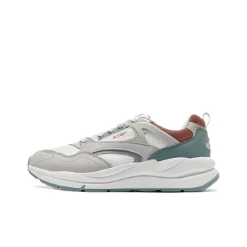 XTEP Anti Slip Wear Resistant Low Top Casual Shoes Men's Gray White