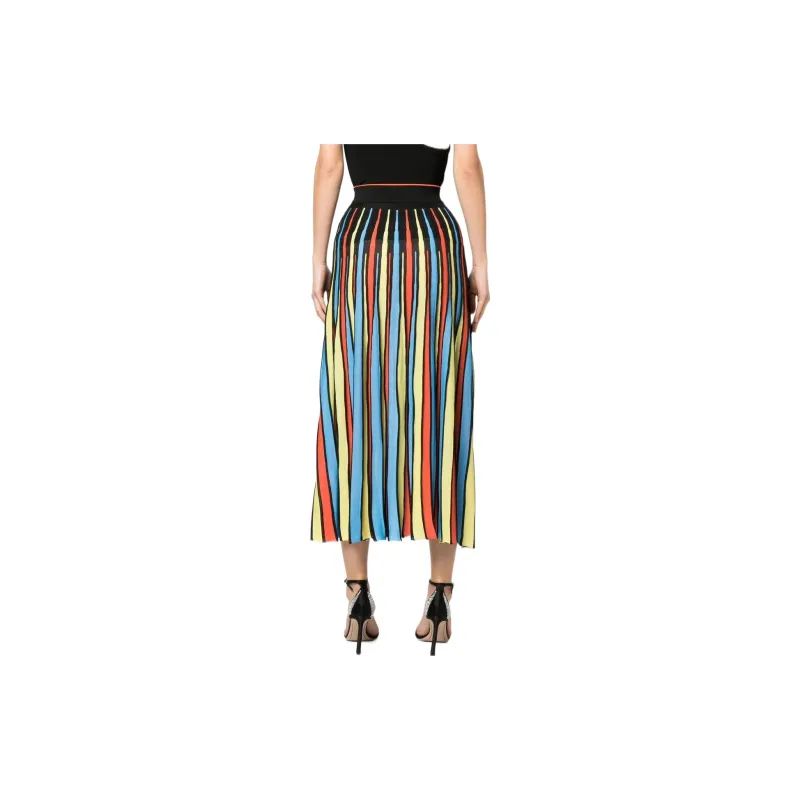 MSGM SS23 Casual Long Skirt Women's Multicolor-3