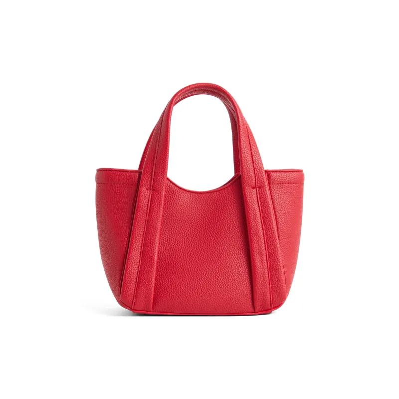JACD PU Handbag Regular Women's Red Berry Juice-2