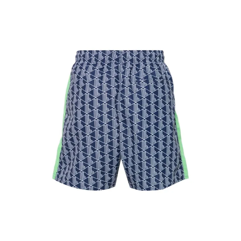 LACOSTE Monogram print Swim Shorts-1