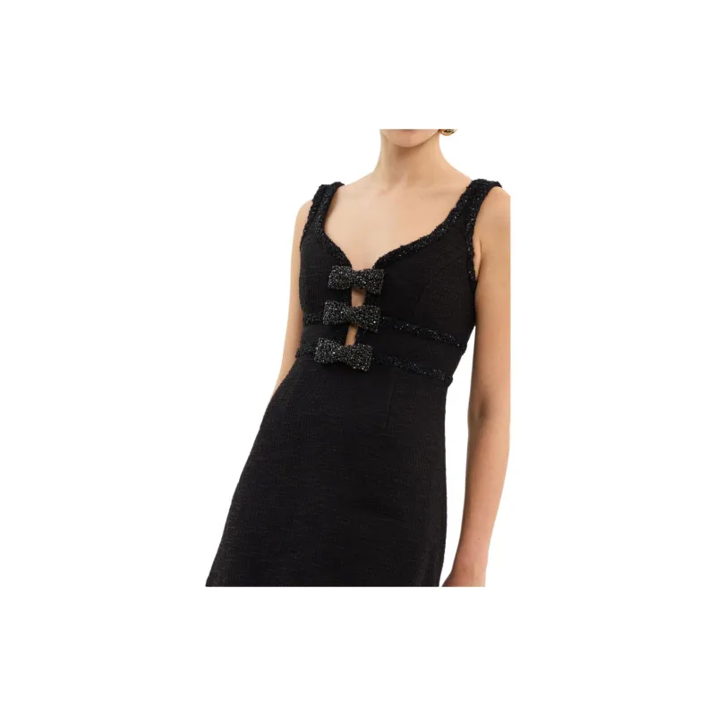 Rebecca Vallance Margo Bow Mini Dress-4