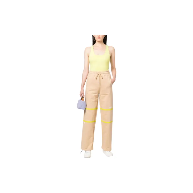 GCDS Stripe detail Cotton Sweatpants-1