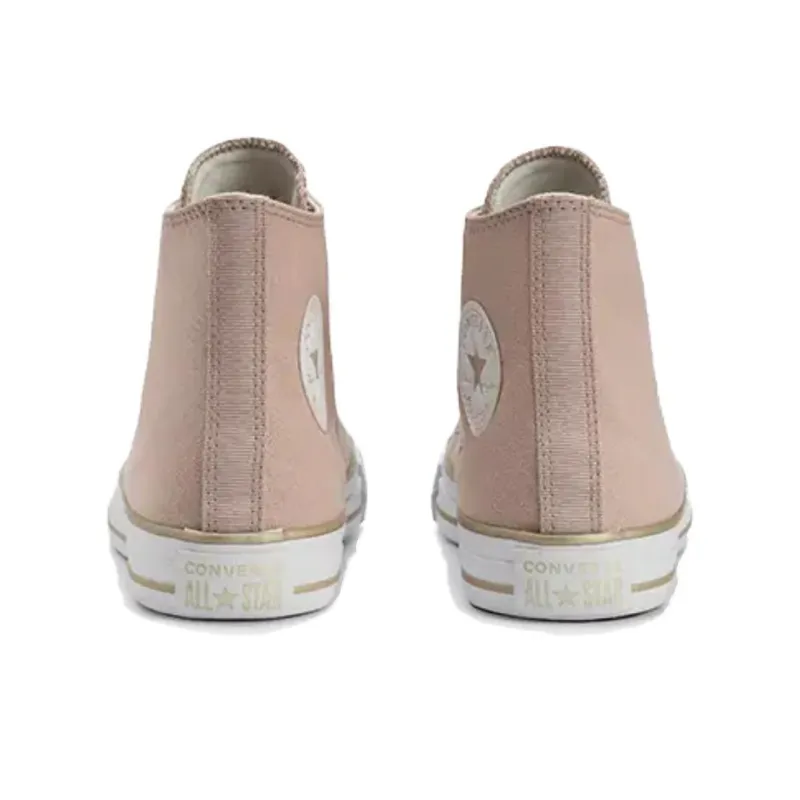 Converse Chuck Taylor All Star Anti-Slip Wear-Resistant High-Top Canvas Shoes Women's Pink-3