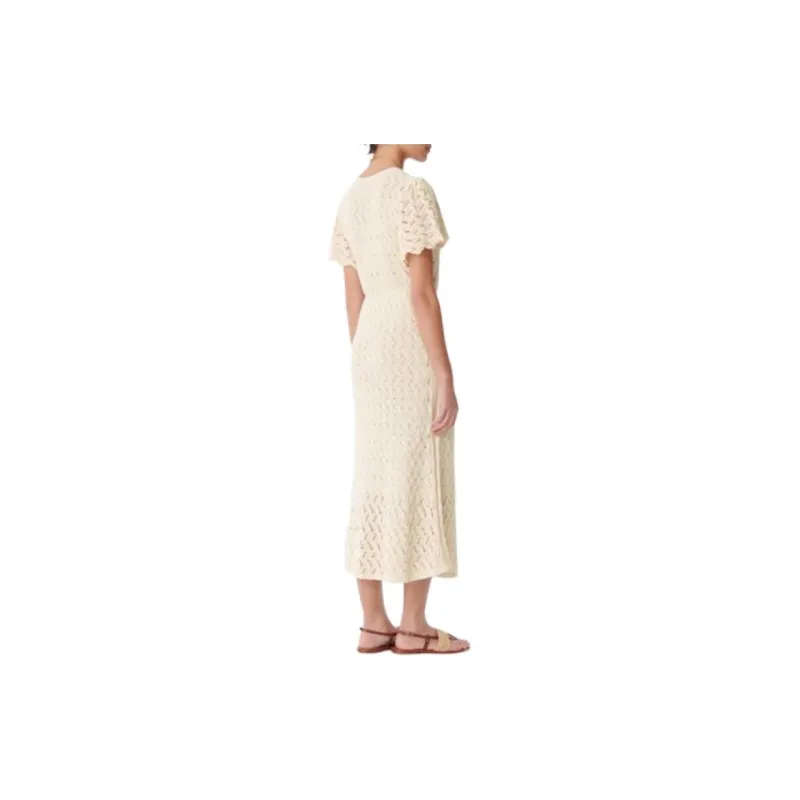 Vanessa Bruno Short Sleeved Dresses Women's Beige-2