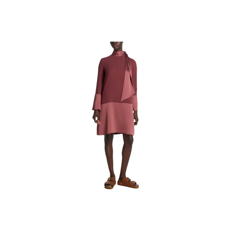 St. John SS24 Long-Sleeved Dresses Women's Pink-1