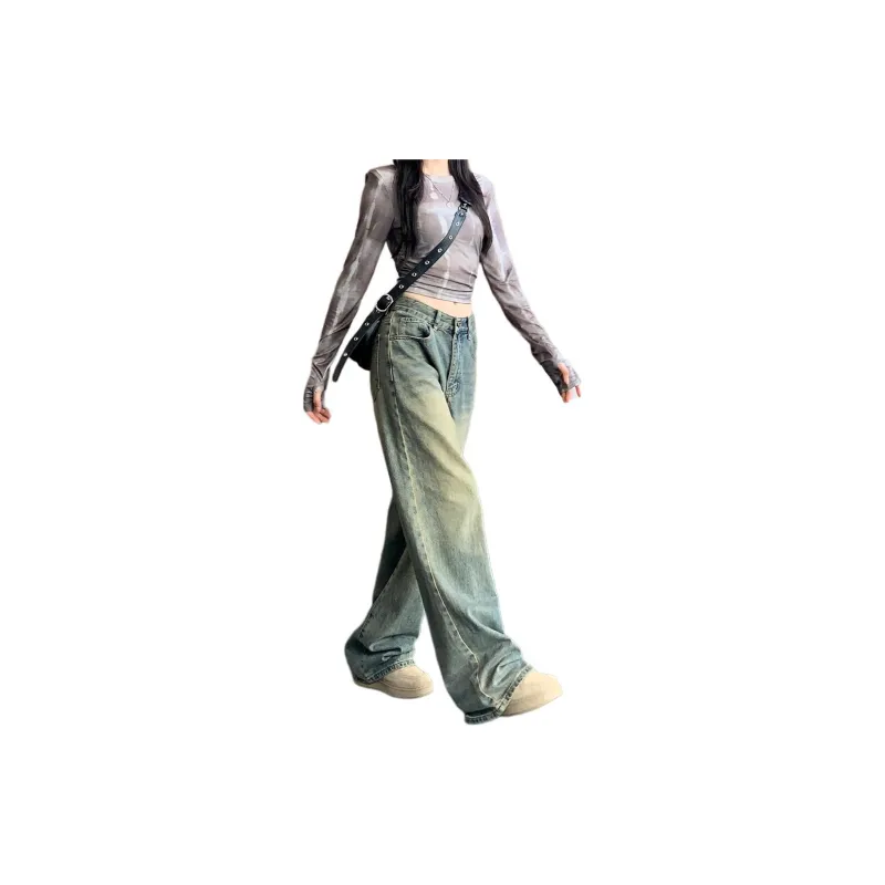 Kazakhstan Jeans Women's Vintage Blue-1