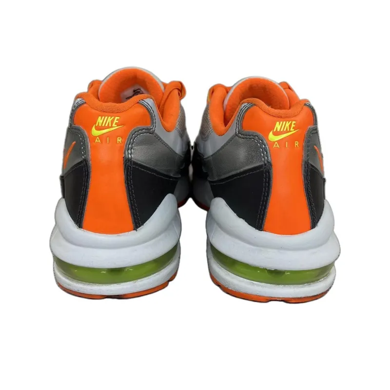 Nike Air Max 95 White Orange Metallic Silver GS-1