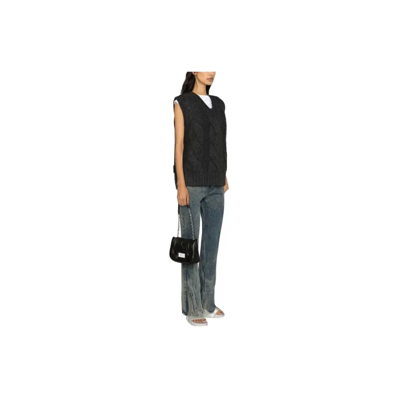 WE11DONE Vests Women's Black-3