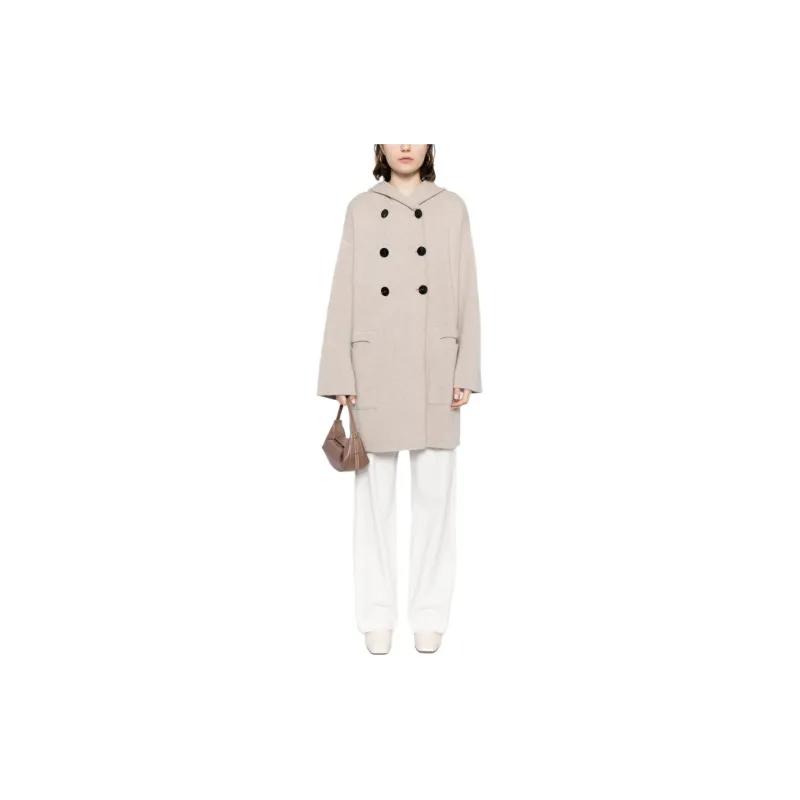 Lisa Yang SS24 Coats Women's Light Beige-1