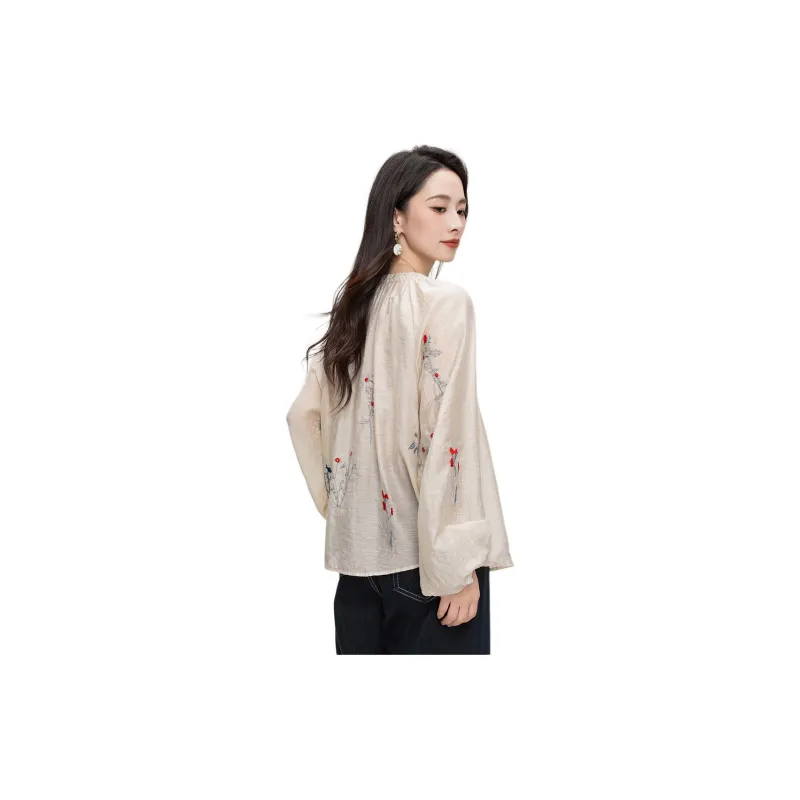 Shavani Shirts Women's Apricot-7