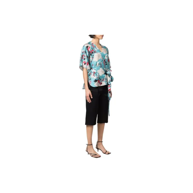 Alberto Biani Floral print Silk Blouse-2