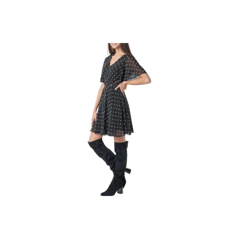 GUESS Short-Sleeved Dresses Women's Black-3